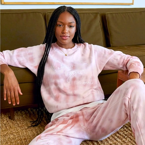 Spiritual Gangster Bridget Raglan Pullover Tie Dye Sweatshirt - Picture 9 of 10